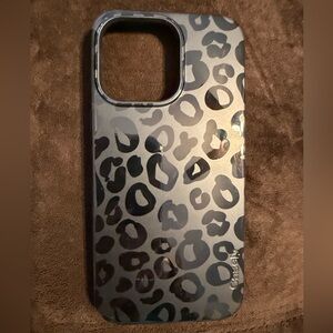 Casely black leopard iPhone 12 Pro Max case.
